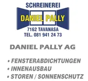 Scrinaria, isolaziun da finiastras, storas, parasulegl / Schreinerei, Fensterabdichtungen, Storen, Sonnenschutz Daniel Pally AG